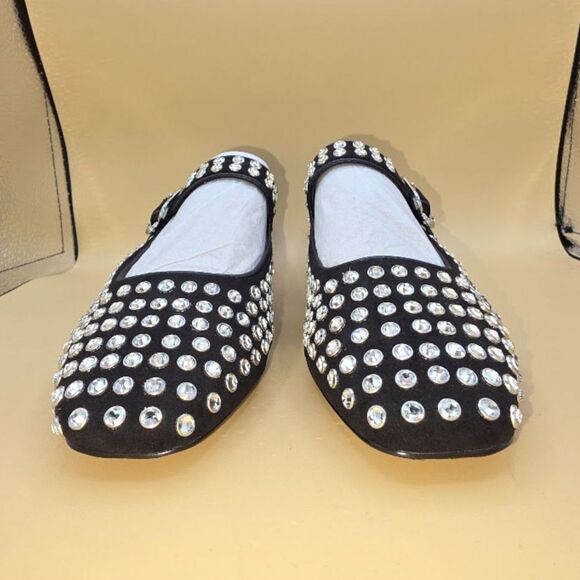 Sam Edelman Michaela Gem Mary Jane Flats embellishments rhinestones Size: 7.5M - Picture 4 of 10